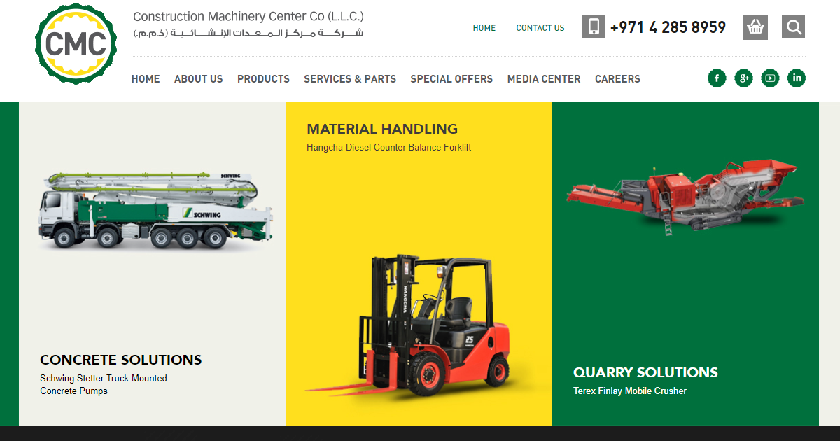 Home - Construction Machinery Center Co (L.L.C)